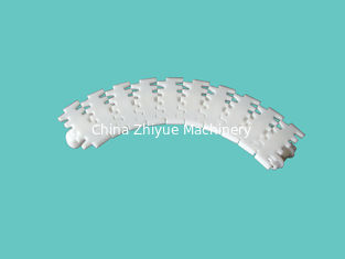 PLAIN FLEXIBLE CONVEYOR CHAIN  XL103 FOR MODULAR CONVEYOR SYSTEM MATERIALS POM WHITE COLOR
