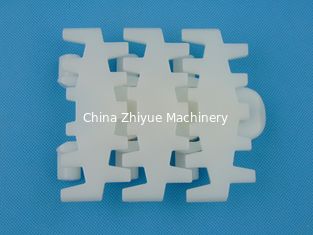 FLEXIBLE CONVEYOR CHAINS PLASTIC PLAIN FLEXIBLE CONVEYOR TOP CHAINS XL103 ACETAL WHITE