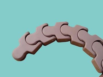 Crate conveyor chains 1701/1701TAB Multi-flex transport plastic chains materials POM white food grade