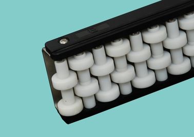 CURVED SECTIONS AND FLEXIBLE ROLLER GUIDE ROLLER GUARDS WITH STINLESS STEEL PROFILES