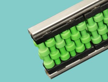 CURVED SECTIONS AND FLEXIBLE ROLLER GUIDE ROLLER GUARDS WITH STINLESS STEEL PROFILES