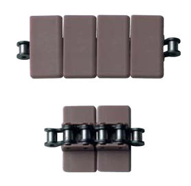 SS843-k137  Straight running plastic plate top conveyor chains stainless steel base link chains pitch 12.7mm