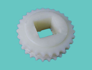 ZY800FT FLAT TOP MODULAR BELTS DRIVE SPROCKET MACHINED DRIVE WHEELS REINFORCED POLYAMIDE WHITE COLORS