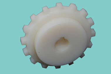 ZY800FT FLAT TOP MODULAR BELTS DRIVE SPROCKET MACHINED DRIVE WHEELS REINFORCED POLYAMIDE WHITE COLORS