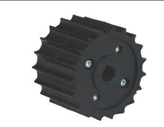 SS812 Steel chain sprockets moulded drive wheels black PA6 sprockets nylon materials
