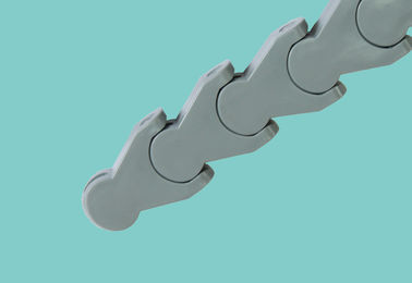 Crate conveyor chains 1701/1701TAB Multi-flex transport plastic chains materials POM white food grade
