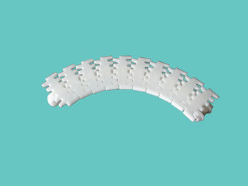 PLAIN FLEXIBLE CONVEYOR CHAIN  XL103 FOR MODULAR CONVEYOR SYSTEM MATERIALS POM WHITE COLOR