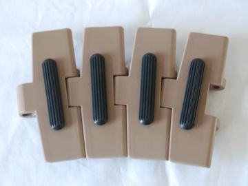LF880TAB-RT K325 FLAT TOP PLASTIC CHAIN SIDE FLEXING PLATE TOP CHAINS ACETAL BROWN