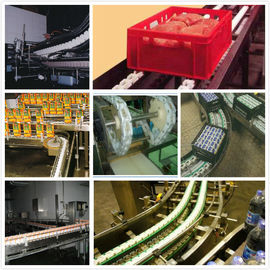 1702M Multi-flex flat top chain plastic with pushers plastic flexible chains for bottle line transmission chains