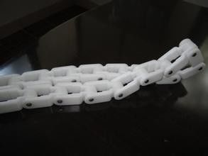 1702M Multi-flex flat top chain plastic with pushers plastic flexible chains for bottle line transmission chains