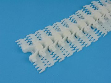 FLEXIBLE CONVEYOR CHAINS PLASTIC PLAIN FLEXIBLE CONVEYOR TOP CHAINS XL103 ACETAL WHITE