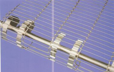 SS wire mesh belts metal ladder flat conveyor mesh belts  for oven bakery indutrial