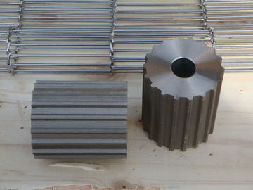 SS wire mesh belts metal ladder flat conveyor mesh belts  for oven bakery indutrial