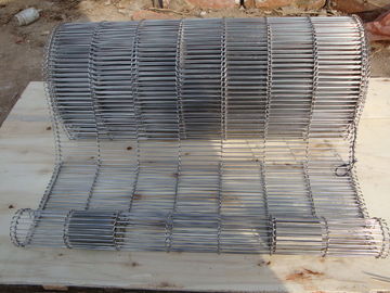 SS wire mesh belts metal ladder flat conveyor mesh belts  for oven bakery indutrial
