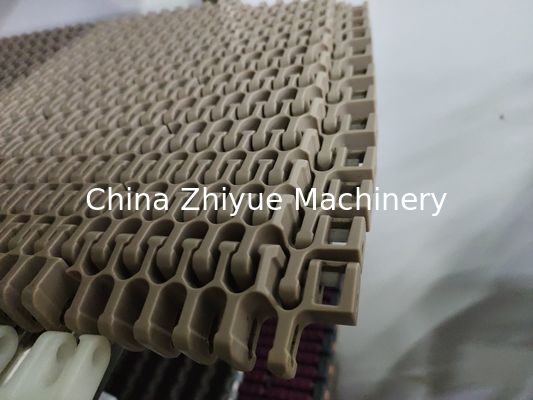 ZY2400FG Высокопалубные модульные ленты, лента с плоской решеткой, пищевой пластик, боковой гибкий модульный ремень, пластиковые модульные ленты Intralox S2400